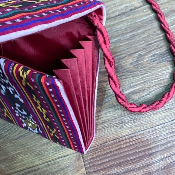 Small aztec print boho purse. Shoulder bag crossbody - Picture 4 of 7